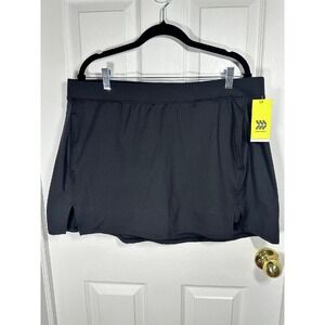 NWT!‎ All in Motion Black Skort High-Rise Slim Fit Athletic Skirt Shorts XXL